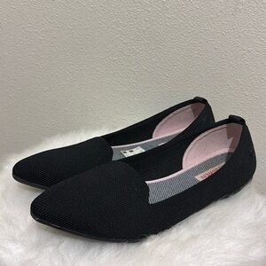 Giesswein Schiefer Pointed Ballet Flats Washable Shoes Slip-on